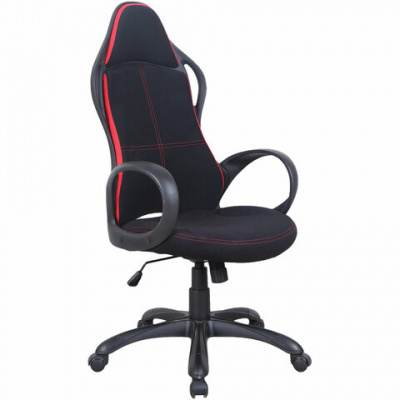 Кресло офисное BRABIX PREMIUM "Force EX-516", ткань, черное/вставки красные, 531571 Кресло офисное BRABIX PREMIUM "Force EX-516", ткань, черное/вставки красные, 531571