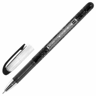 Ручка гелевая BRAUBERG "Profi-Gel PRO", ЧЕРНАЯ, линия письма 0,4 мм, игольчатый наконечник 0,5 мм, печать на корпусе, 144124 Ручка гелевая BRAUBERG "Profi-Gel PRO", ЧЕРНАЯ, линия письма 0,4 мм, игольчатый наконечник 0,5 мм, печать на корпусе, 144124