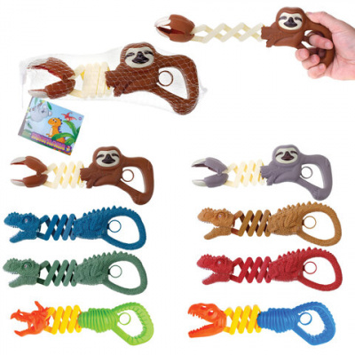 Игрушка-Хваталка "Животные и Динозавры", 24 см, АССОРТИ, 8 видов, 1TOY, Т23465 Игрушка-Хваталка "Животные и Динозавры", 24 см, АССОРТИ, 8 видов, 1TOY, Т23465