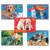 Альбом для рисования, А4, 12 листов, скоба, обложка офсет, HATBER ECO, 205х290 мм, "Верные друзья", 032835, 12А4C