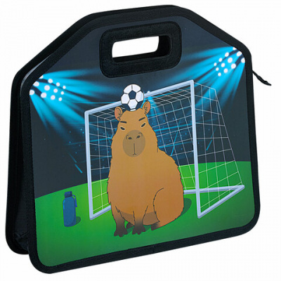Папка-сумка ЮНЛАНДИЯ, 1 отделение, фетровые ручки, 34х30х11 см, Capyball, 272207 Папка-сумка ЮНЛАНДИЯ, 1 отделение, фетровые ручки, 34х30х11 см, Capyball, 272207