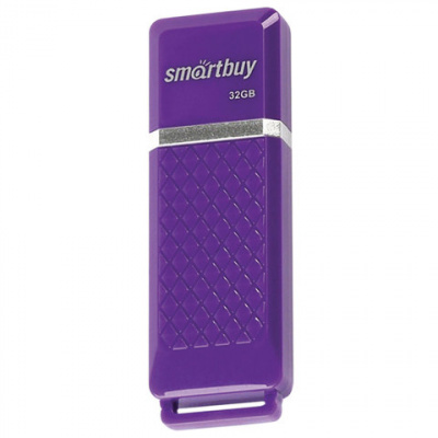 Флеш-диск 32 GB, SMARTBUY Quartz, USB 2.0, фиолетовый, SB32GBQZ-V Флеш-диск 32 GB, SMARTBUY Quartz, USB 2.0, фиолетовый, SB32GBQZ-V