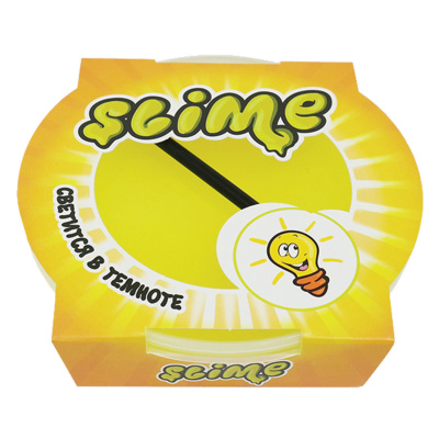 Слайм (лизун) "Slime Mega", светится в темноте, желтый, 300 г, ВОЛШЕБНЫЙ МИР, S300-19 Слайм (лизун) "Slime Mega", светится в темноте, желтый, 300 г, ВОЛШЕБНЫЙ МИР, S300-19