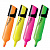 Набор текстовыделителей BIC "Flat" 4 шт., АССОРТИ, линия 1,7-4,8 мм, 943652