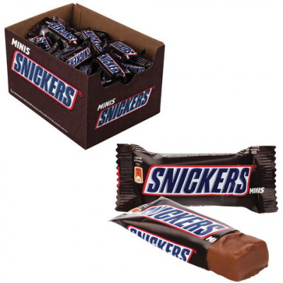 Батончики мини SNICKERS "Minis" шоколадные, 1 кг, 57236 Батончики мини SNICKERS "Minis" шоколадные, 1 кг, 57236