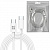 Кабель USB Type-C-Type-C, 30 Вт, белый, 2 м, DEFENDER F182, 87537