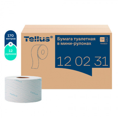 Бумага туалетная 170 метров, Tellus/TORK (Система T2) ADVANCED, КОМПЛЕКТ 12 рулонов, 2-слойная, белая, 120231 Бумага туалетная 170 метров, Tellus/TORK (Система T2) ADVANCED, КОМПЛЕКТ 12 рулонов, 2-слойная, белая, 120231