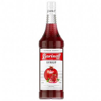 Сироп BARINOFF "Гренадин", 1 л, стеклянная бутылка, 456