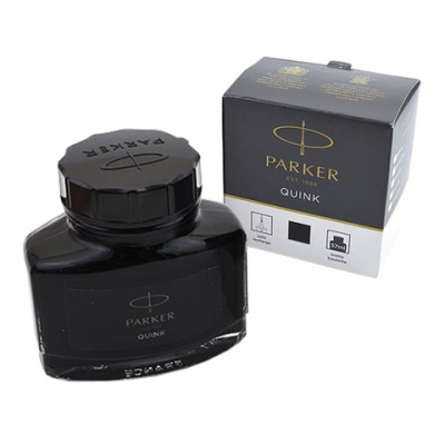 Чернила PARKER "Bottle Quink", объем 57 мл, черные, 1950375 Чернила PARKER "Bottle Quink", объем 57 мл, черные, 1950375