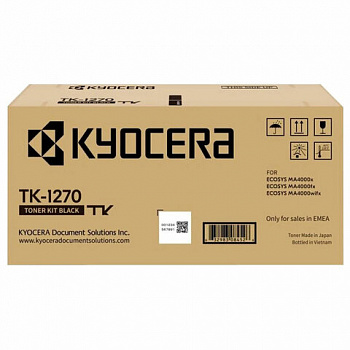 Тонер-картридж KYOCERA (TK-1270) ECOSYS MA4000x/MA4000fx/MA4000wifx, ресурс 10000 стр., оригинальный, 1T0C140NL0