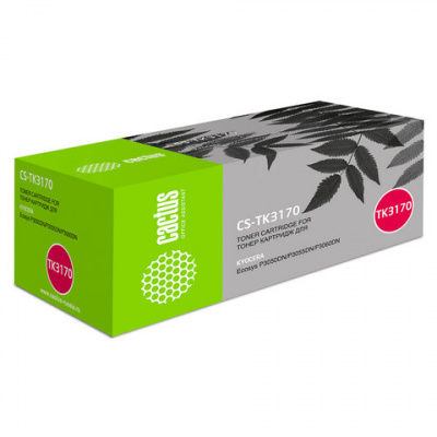 Картридж лазерный CACTUS (CS-TK3170) для Kyocera Ecosys P3050dn / P3055dn / P3060dn, ресурс 15500 страниц Картридж лазерный CACTUS (CS-TK3170) для Kyocera Ecosys P3050dn / P3055dn / P3060dn, ресурс 15500 страниц