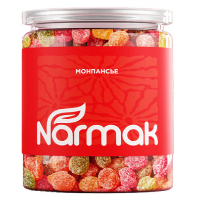 Карамель леденцовая NARMAK "Монпансье" с фруктовым вкусом, 400 г Карамель леденцовая NARMAK "Монпансье" с фруктовым вкусом, 400 г
