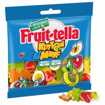 Мармелад жевательный FRUITTELLA "Крутой Микс", 850 г Мармелад жевательный FRUITTELLA "Крутой Микс", 850 г