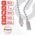 Кабель USB 2.0 – Lightning, 1 м, SONNEN Premium, медь, для передачи данных и зарядки, 513126
