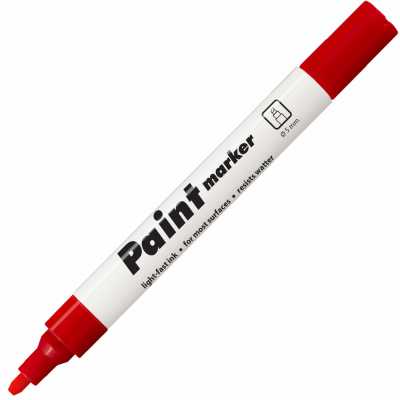 Маркер-краска лаковый (paint marker) КРАСНЫЙ CENTROPEN, скошенный наконечник, 1-5 мм, 9100, 5 9100 9904 Маркер-краска лаковый (paint marker) КРАСНЫЙ CENTROPEN, скошенный наконечник, 1-5 мм, 9100, 5 9100 9904