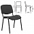 Стул STAFF "Iso Lite CF-008", ткань черная (С-11), 532562 Стул STAFF "Iso Lite CF-008", ткань черная (С-11), 532562