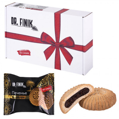 Печенье песочное DR.FINIK "Солнышко" с финиковой начинкой БЕЗ САХАРА, 700 г Печенье песочное DR.FINIK "Солнышко" с финиковой начинкой БЕЗ САХАРА, 700 г