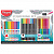 Набор для творчества MAPED "Colouring Set", 10 фломастеров, 10 капиллярных ручек, 12 двусторонних цветных карандашей, точилка, 897417