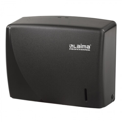 Диспенсер для полотенец LAIMA PROFESSIONAL ORIGINAL (Система H2), Z-сложения, черный, ABS-пластик, 605760 Диспенсер для полотенец LAIMA PROFESSIONAL ORIGINAL (Система H2), Z-сложения, черный, ABS-пластик, 605760