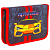 Пенал BRAUBERG с наполнением, 1 отделение, 1 откидная планка, 24 предмета, 21х14 см, "Yellow car", 229292