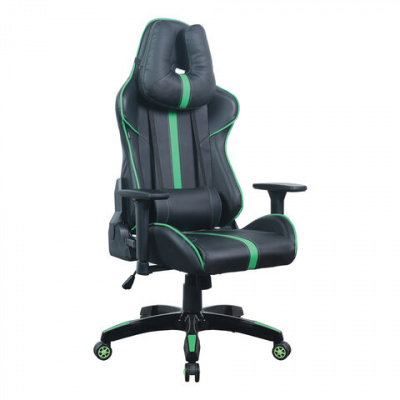 Кресло компьютерное BRABIX "GT Carbon GM-120", две подушки, экокожа, черное/зеленое, 531929 Кресло компьютерное BRABIX "GT Carbon GM-120", две подушки, экокожа, черное/зеленое, 531929
