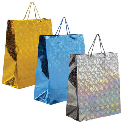 Пакет подарочный новогодний (1 шт.) 41x19x49 см (XXL), ГОЛОГРАФИЯ, ассорти 3 цвета, ЗОЛОТАЯ СКАЗКА, 609613 Пакет подарочный новогодний (1 шт.) 41x19x49 см (XXL), ГОЛОГРАФИЯ, ассорти 3 цвета, ЗОЛОТАЯ СКАЗКА, 609613