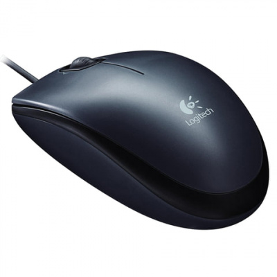 Мышь проводная LOGITECH M90, USB, 2 кнопки + 1 колесо-кнопка, оптическая, черная Мышь проводная LOGITECH M90, USB, 2 кнопки + 1 колесо-кнопка, оптическая, черная