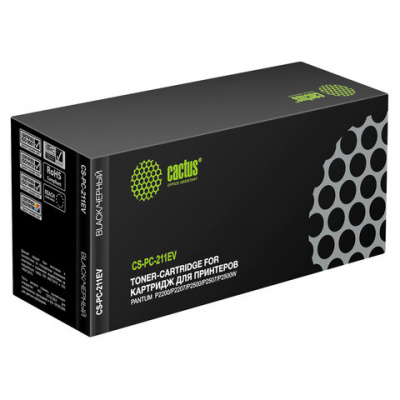 Картридж лазерный CACTUS (CS-PC-211EV) для Pantum P2200/P2207/P2500W/M6500/M6550, ресурс 1600 страниц Картридж лазерный CACTUS (CS-PC-211EV) для Pantum P2200/P2207/P2500W/M6500/M6550, ресурс 1600 страниц