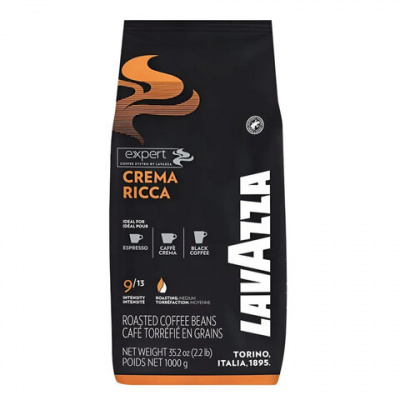 Кофе в зернах LAVAZZA "Crema Ricca Expert" 1 кг, ИТАЛИЯ, 3003 Кофе в зернах LAVAZZA "Crema Ricca Expert" 1 кг, ИТАЛИЯ, 3003