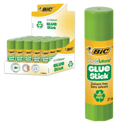 Клей-карандаш BIC "ECOlutions", 21 г, 8923452 Клей-карандаш BIC "ECOlutions", 21 г, 8923452