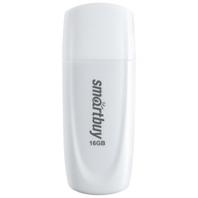 Флеш-диск 16 GB SMARTBUY Scout USB 2.0, белый, SB016GB2SCW Флеш-диск 16 GB SMARTBUY Scout USB 2.0, белый, SB016GB2SCW
