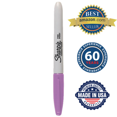 Маркер перманентный SHARPIE (США) ЕЖЕВИЧНЫЙ, "Fine", круглый наконечник, 1 мм, 2025039