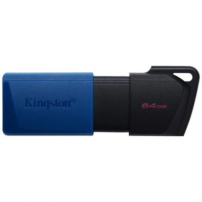 Флеш-диск 64 GB KINGSTON DataTraveler Exodia M, разъем USB 3.2, черный/синий, DTXM/64GB Флеш-диск 64 GB KINGSTON DataTraveler Exodia M, разъем USB 3.2, черный/синий, DTXM/64GB