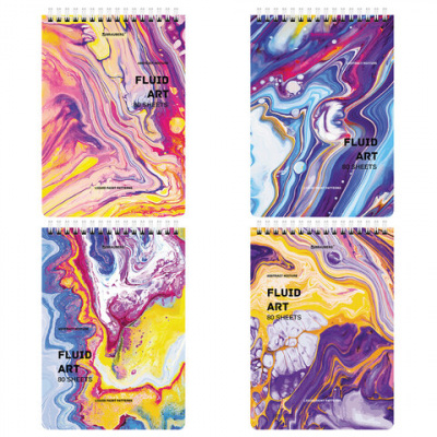 Блокнот А5 (146х206 мм), 80 л., гребень, картон, клетка, BRAUBERG, "Colorful art", 114371 Блокнот А5 (146х206 мм), 80 л., гребень, картон, клетка, BRAUBERG, "Colorful art", 114371