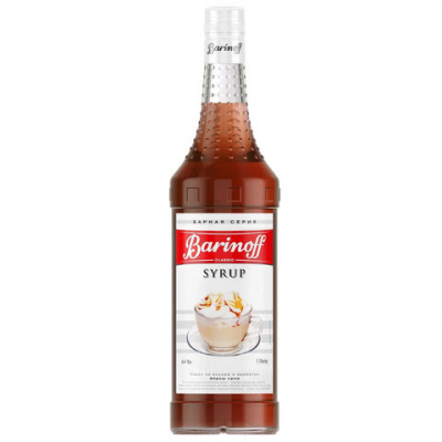 Сироп BARINOFF "Айриш-Крим", 1 л, стеклянная бутылка