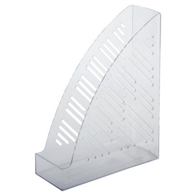 Лоток вертикальный для бумаг BRAUBERG "Standard+", 250х90х300 мм, прозрачный, 237227 Лоток вертикальный для бумаг BRAUBERG "Standard+", 250х90х300 мм, прозрачный, 237227