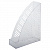 Лоток вертикальный для бумаг BRAUBERG "Standard+", 250х90х300 мм, прозрачный, 237227