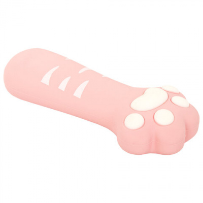Пенал-косметичка ЮНЛАНДИЯ на молнии, силикон, "Paw Pink", розовый, 20х7 см, 270057 Пенал-косметичка ЮНЛАНДИЯ на молнии, силикон, "Paw Pink", розовый, 20х7 см, 270057