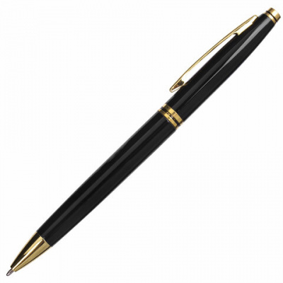 Ручка подарочная шариковая BRAUBERG "De Luxe Black", корпус черный, узел 1 мм, линия письма 0,7 мм, синяя, 141411 Ручка подарочная шариковая BRAUBERG "De Luxe Black", корпус черный, узел 1 мм, линия письма 0,7 мм, синяя, 141411