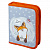 Пенал ПИФАГОР, 1 отделения, 2 откидные планки, полиэстер, 20х14 см, "Cute fox", 271018