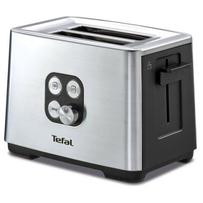 Тостер TEFAL TT420D30, 900 Вт, 2 тоста, 7 режимов, сталь, серебристый, 8000035884 Тостер TEFAL TT420D30, 900 Вт, 2 тоста, 7 режимов, сталь, серебристый, 8000035884