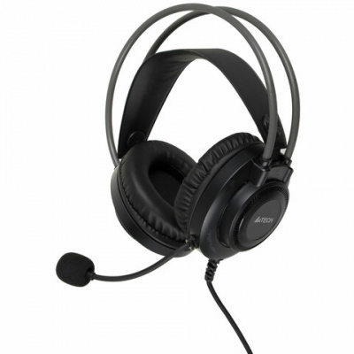 Наушники с микрофоном (гарнитура) A4TECH Fstyler FH200U, проводные, 2 м, USB, серые, 1431333 Наушники с микрофоном (гарнитура) A4TECH Fstyler FH200U, проводные, 2 м, USB, серые, 1431333