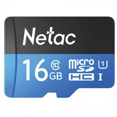 Карта памяти microSDHC 16 ГБ NETAC P500 Standard, UHS-I U1,80 Мб/с (class 10), адаптер, NT02P500STN-016G-R Карта памяти microSDHC 16 ГБ NETAC P500 Standard, UHS-I U1,80 Мб/с (class 10), адаптер, NT02P500STN-016G-R