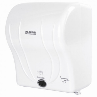 Диспенсер для полотенец в рулонах LAIMA PROFESSIONAL ORIGINAL (Система H1), СЕНСОРНЫЙ, белый, ABS-пластик, 605765 Диспенсер для полотенец в рулонах LAIMA PROFESSIONAL ORIGINAL (Система H1), СЕНСОРНЫЙ, белый, ABS-пластик, 605765