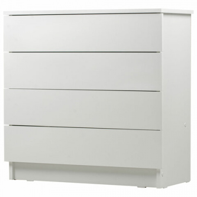 Комод BRABIX "Scandi CM-001", 750х330х730 мм, 4 ящика, ЛДСП, белый, 641900, ЦБ013659 -1 Комод BRABIX "Scandi CM-001", 750х330х730 мм, 4 ящика, ЛДСП, белый, 641900, ЦБ013659 -1