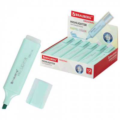 Текстовыделитель BRAUBERG "ORIGINAL PASTEL", БИРЮЗОВЫЙ, линия 1-5 мм, 151694 Текстовыделитель BRAUBERG "ORIGINAL PASTEL", БИРЮЗОВЫЙ, линия 1-5 мм, 151694