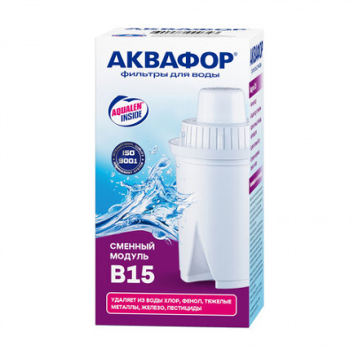 Сменная кассета АКВАФОР "В15 Стандарт", для фильтров АКВАФОР, 203050 Сменная кассета АКВАФОР "В15 Стандарт", для фильтров АКВАФОР, 203050