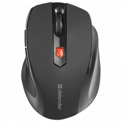 Мышь беспроводная DEFENDER Ultra MM-315, USB, 5 кнопок + 1 колесо-кнопка, оптическая, черная, 52315 Мышь беспроводная DEFENDER Ultra MM-315, USB, 5 кнопок + 1 колесо-кнопка, оптическая, черная, 52315