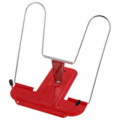 Подставка для книг и учебников BRAUBERG LINE+, металлическая, красная, европодвес, 238070 Подставка для книг и учебников BRAUBERG LINE+, металлическая, красная, европодвес, 238070