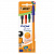 Ручки шариковые BIC "Orange Original", НАБОР 4 ЦВЕТА, узел 0,8 мм, линия 0,3 мм, пакет, 8308541/516337